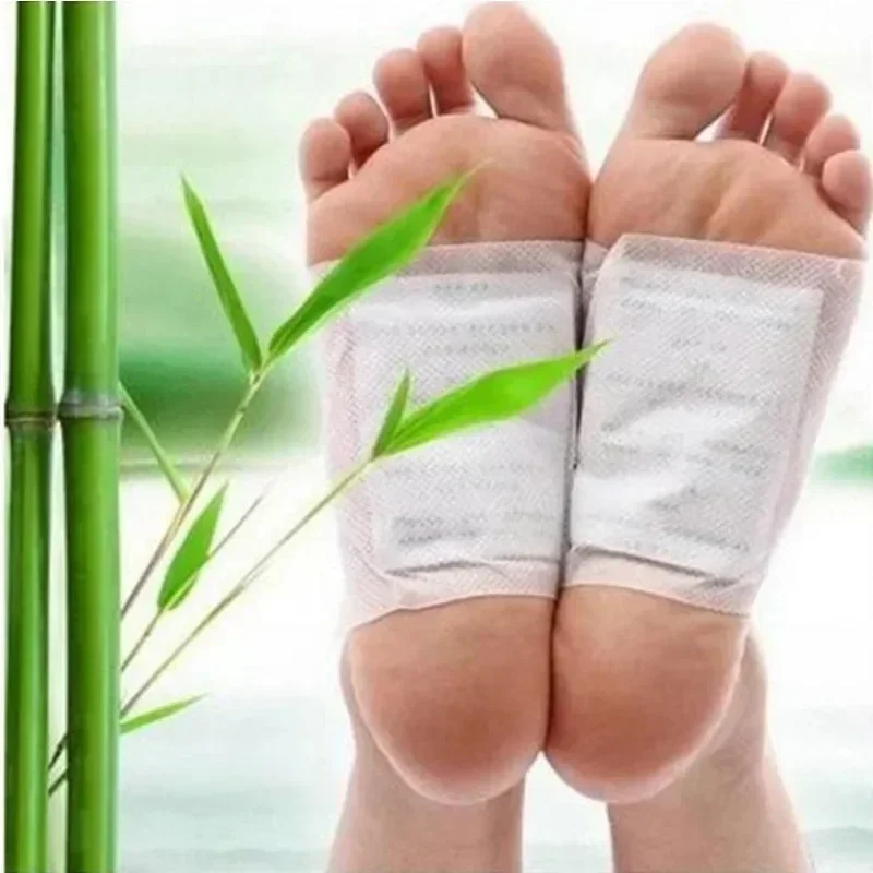 100pcs Detox Foot Patch Natural Improve Sleep Weight Loss Remove Toxin Relieve Stress Adhersive Pads Women Men Foot Body Care