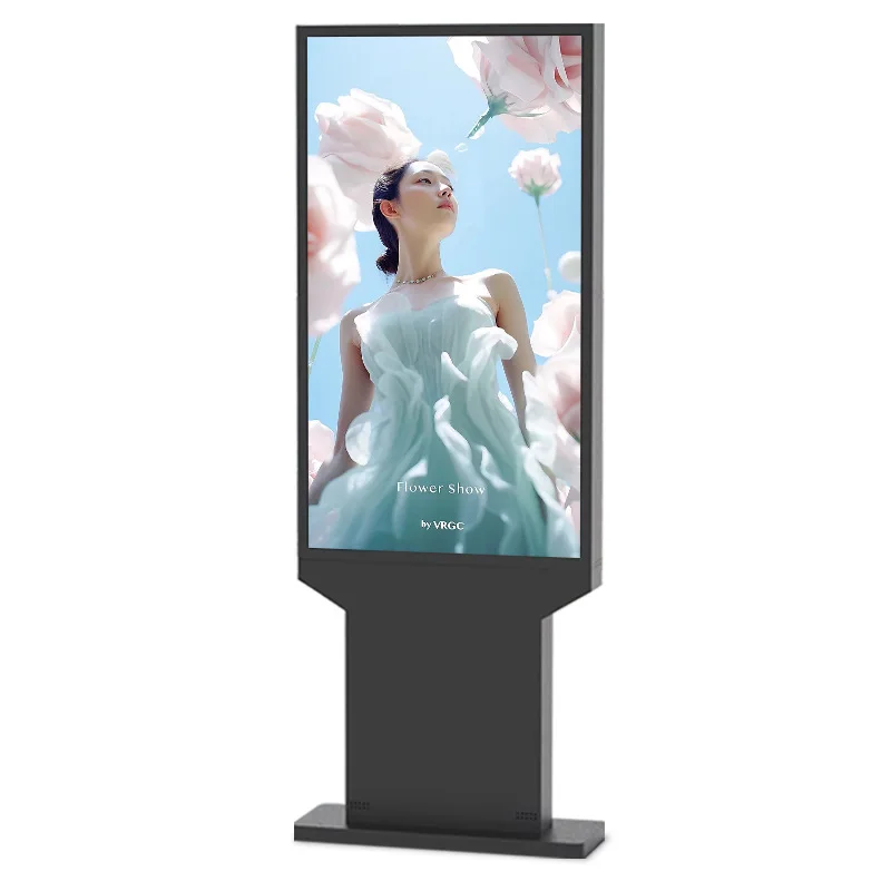 32/43/55 Inch Vertical Advertising Machine IP66 Waterproof Sunscreen Shopping Mall Advertising Display All-in-one Machine