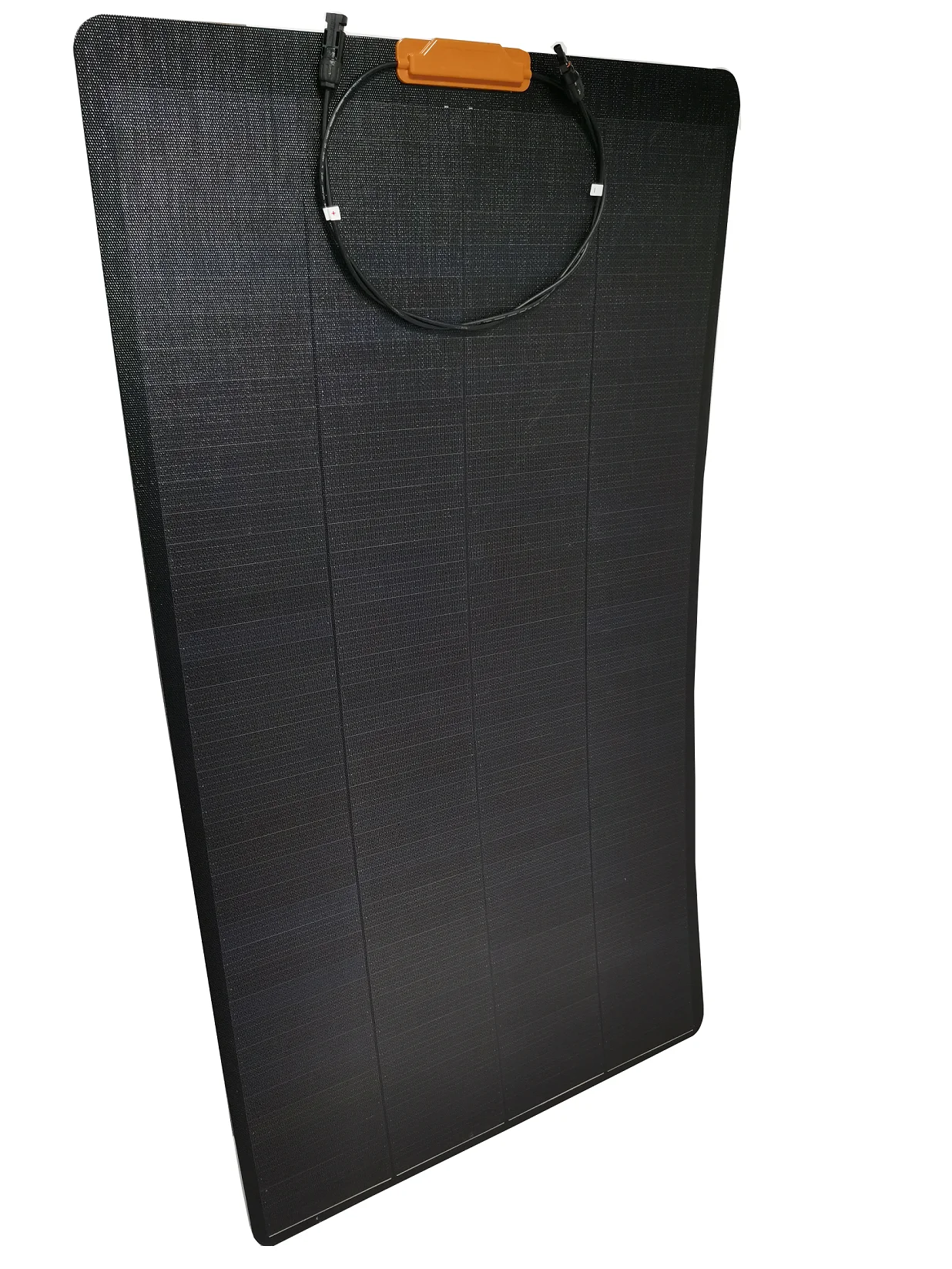 Black 150w TPT flexible solar panel semi-flexible