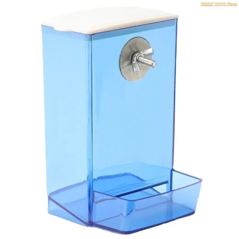 K1AE Anti-spill Bird Feeding Bowl Parrots Feed Container Cockatiels Feeding Box