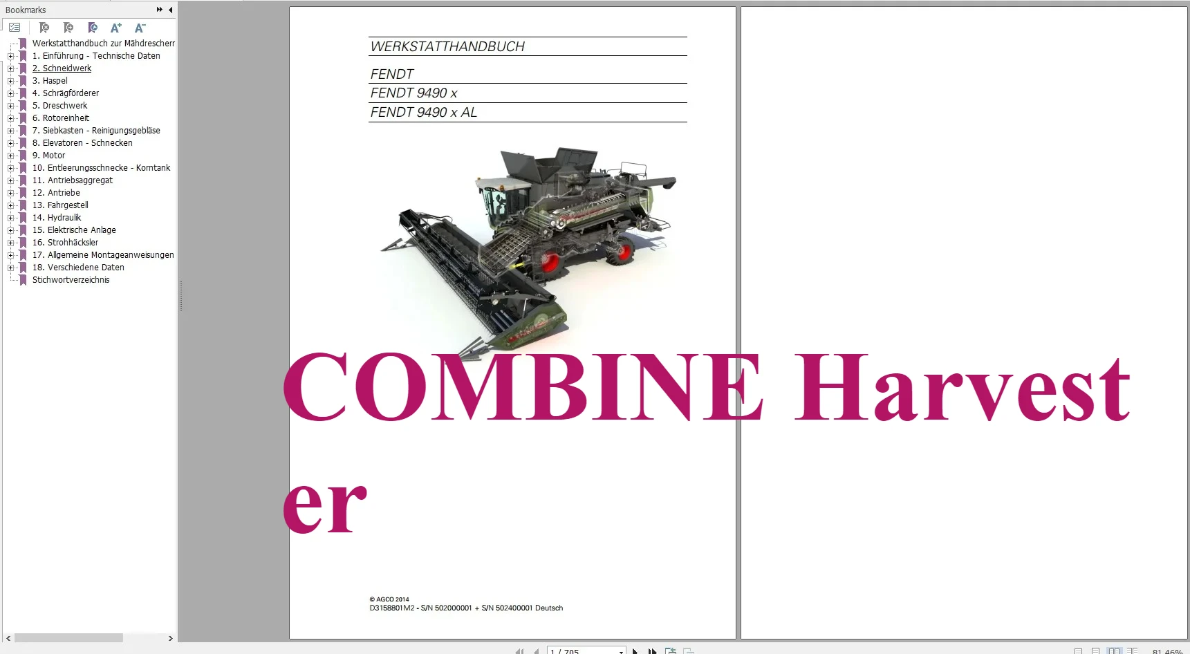 

AutoDVD FENDT COMBINE Комбайн Диаграммы, оператор и руководство по мастерской Немецкие языки DVD