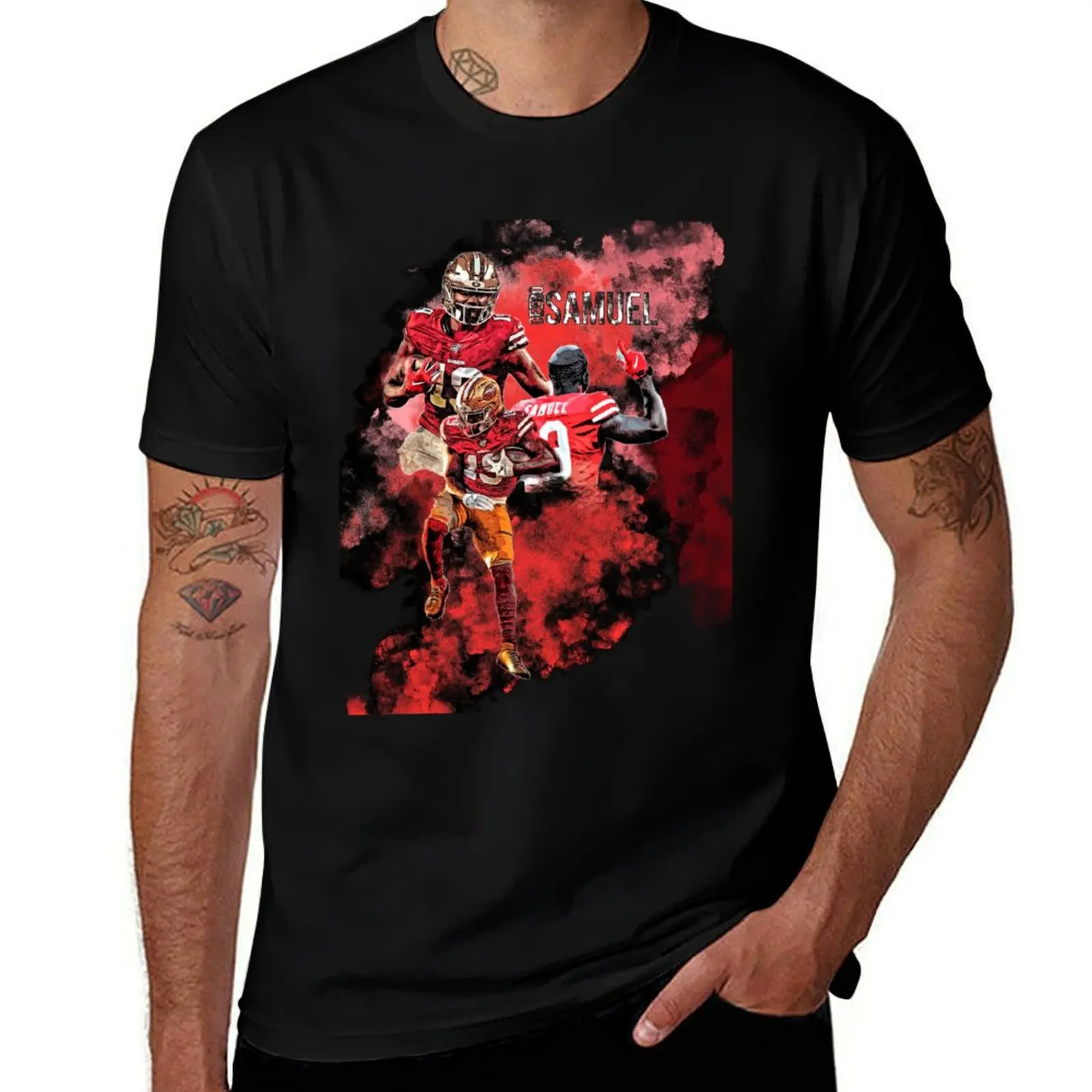 

Deebo Samuel T-Shirt t shirts for man pack white mens graphic t shirts funny t shirts man T-shirt