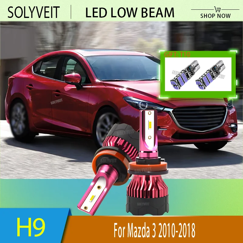 

Built in Cooling Fan H11/H9/H8 LED Low/Dipped Beam Bulb Upgrade For Mazda 3 2010 2011 2012 2013 2014 2015 2016 2017 2018