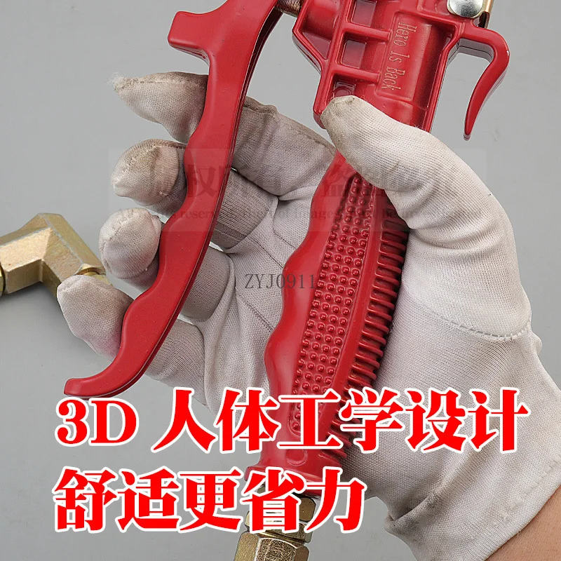 آلة زبدة تعمل بالهواء المضغوط حاقن زيت عالي الضغط دواسة القدم مسدس زبدة مقبض عالمي