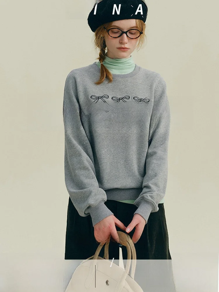 

Rina Berry Collection Hoodie T-irt Base Layer irt Women's Loose Fit Long Sve Commute Sle Winter Collection