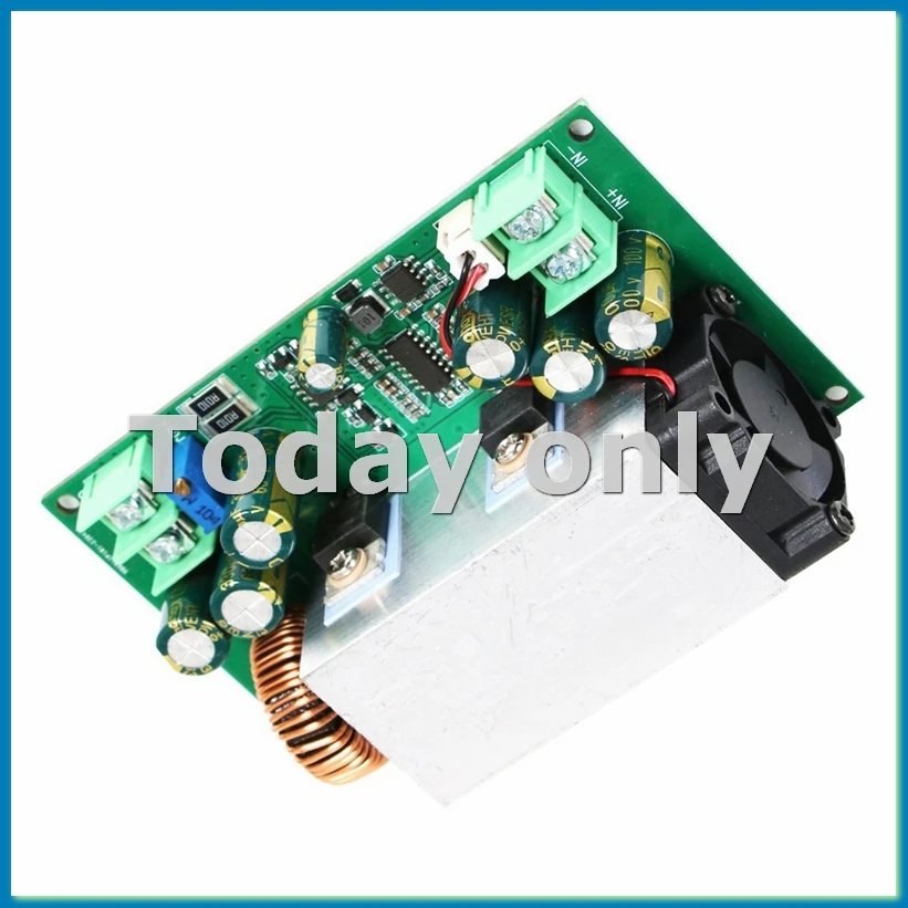 

Понижающий преобразователь постоянного тока от 12-75 В до 2,5-50 В постоянного тока, 600 Вт, понижающий регулятор, постоянное напряжение, постоянный ток, регулируемый модуль питания-A09I