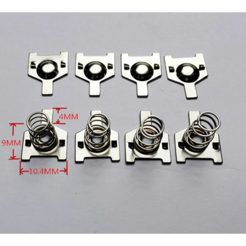 50pairs battery spring, spring, AA notch, positive and negative contact, 10.4 * 9MM universal