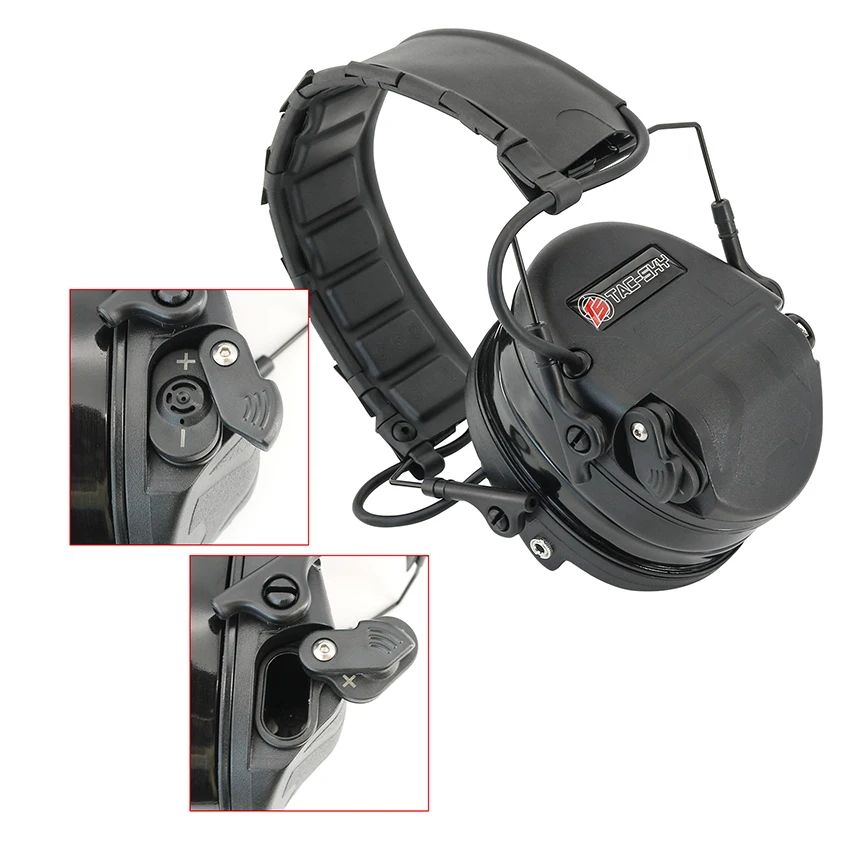 TS TAC-SKY TAC -200 Silicone Over-Ear Hearing Protection Tactical Noise Canceling, Sound Picking Shooting Headset