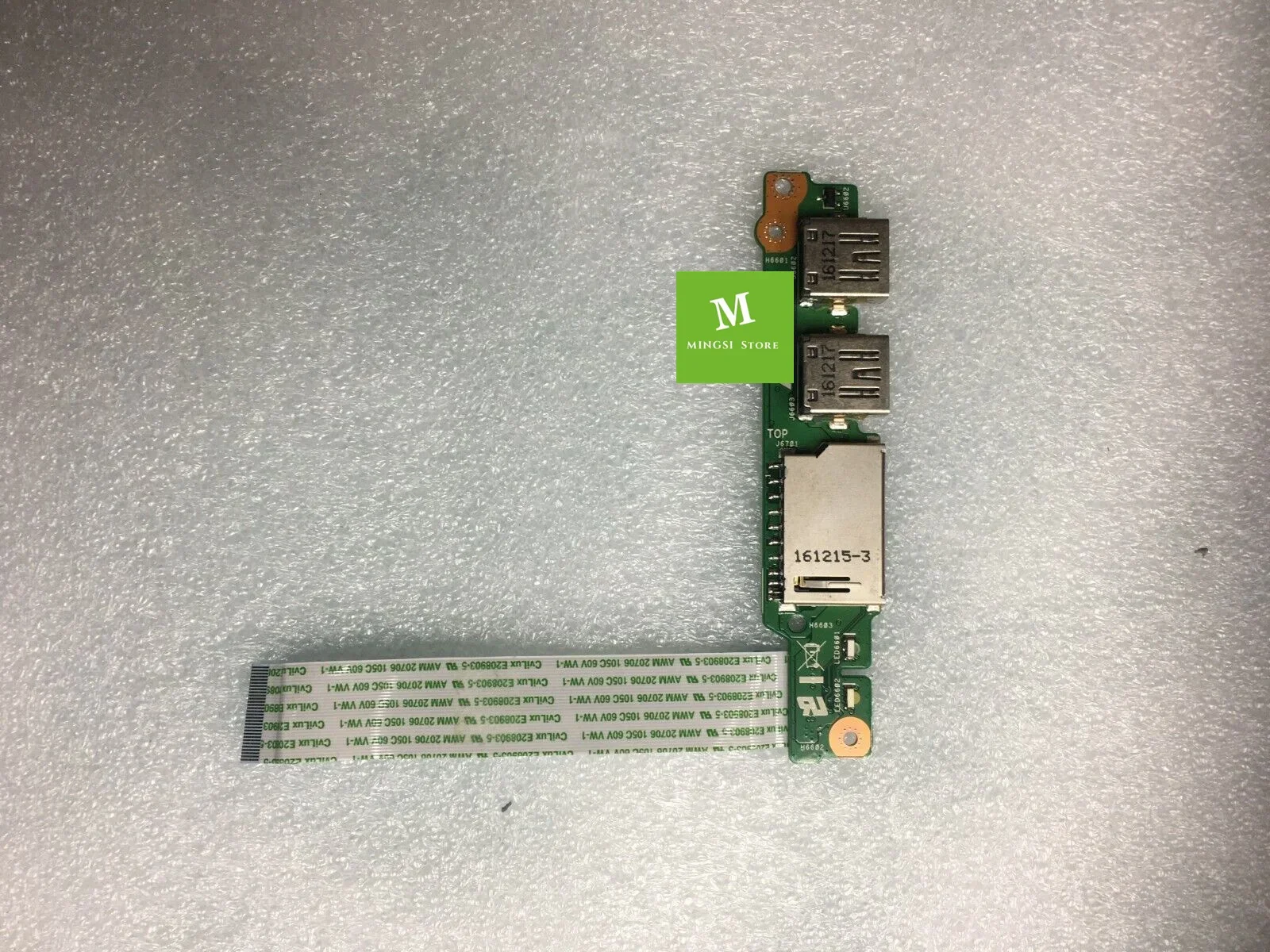 FOR ASUS Zenbook UX310U UX310UA USB SD CARD READER BOARD W CABLE 69N0UPD10D01-01