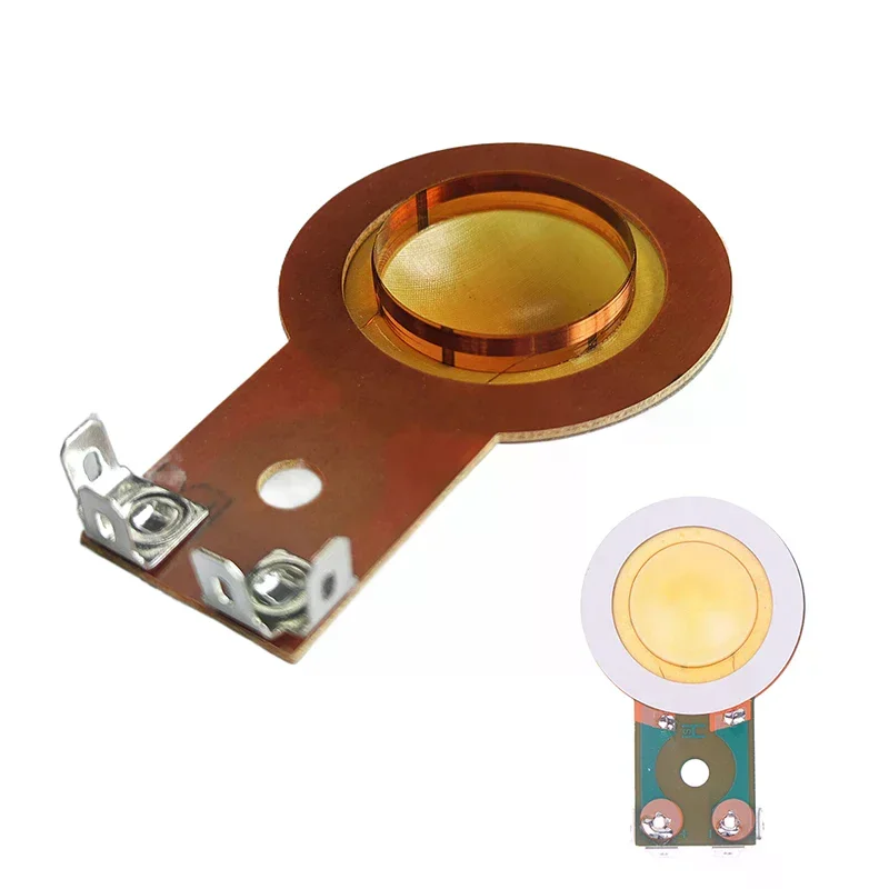 1PC DIY Accessories 25.4mm Horn Treble Film With Bracket Resin Membrane Drive Head Tweeter Voice Coil Sound Film Buzzer