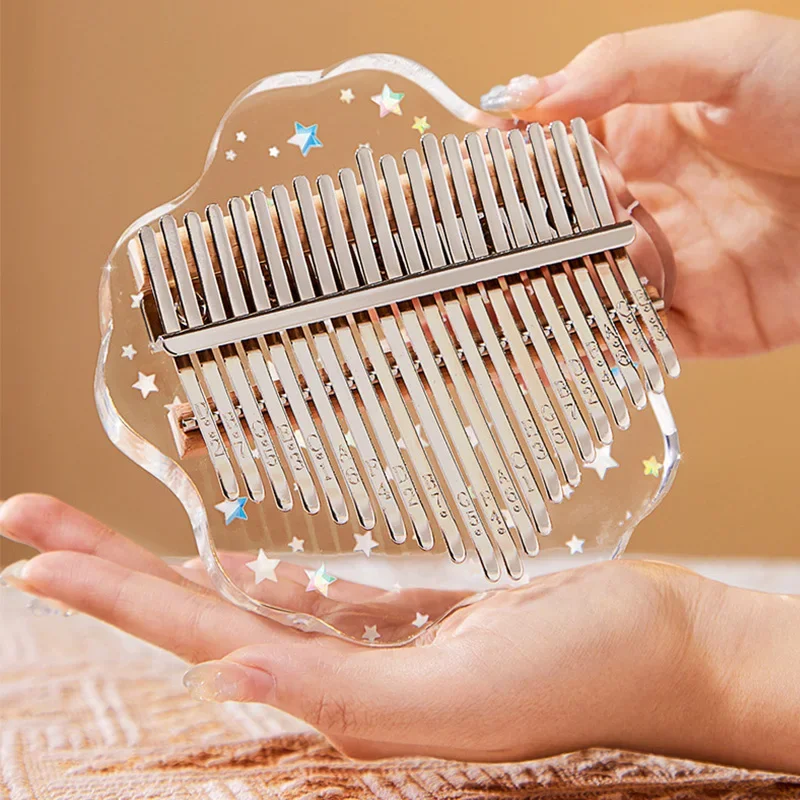 

Kalimba 17 21 Key Thumb Piano Crystal Acrylic Kalimba Finger Piano For Beginners And Child Keyboard Instrument