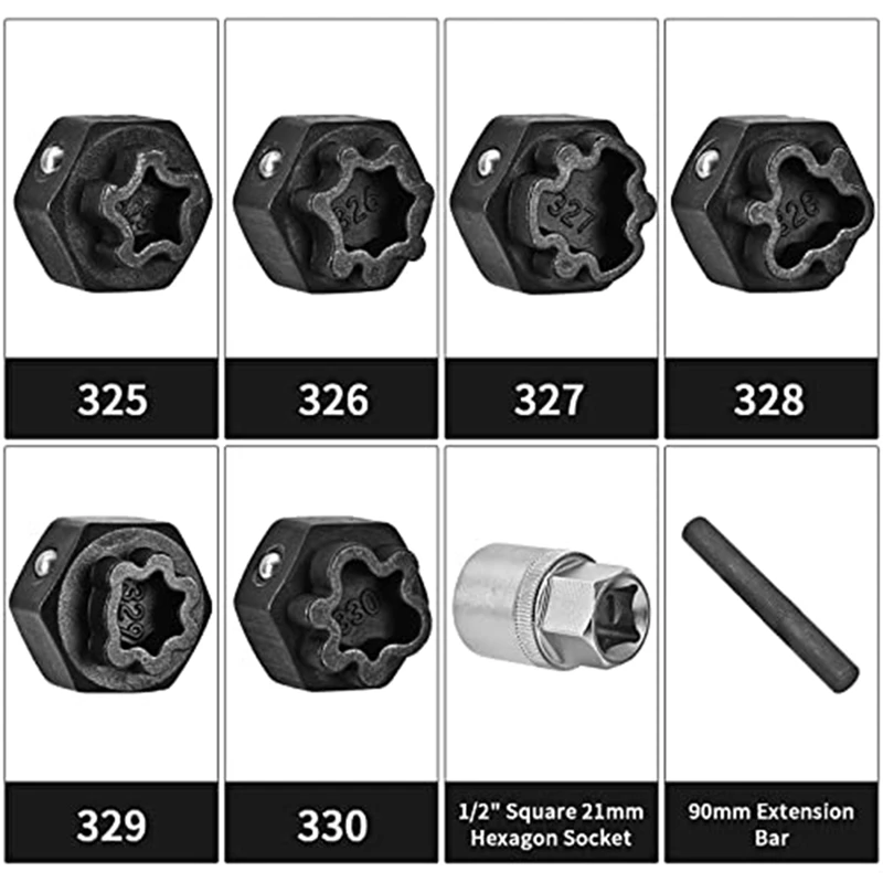 Wheel Lock Removal Kit Compatible, Wheel Lock Lug Nuts Removal Set For Removing And Locking