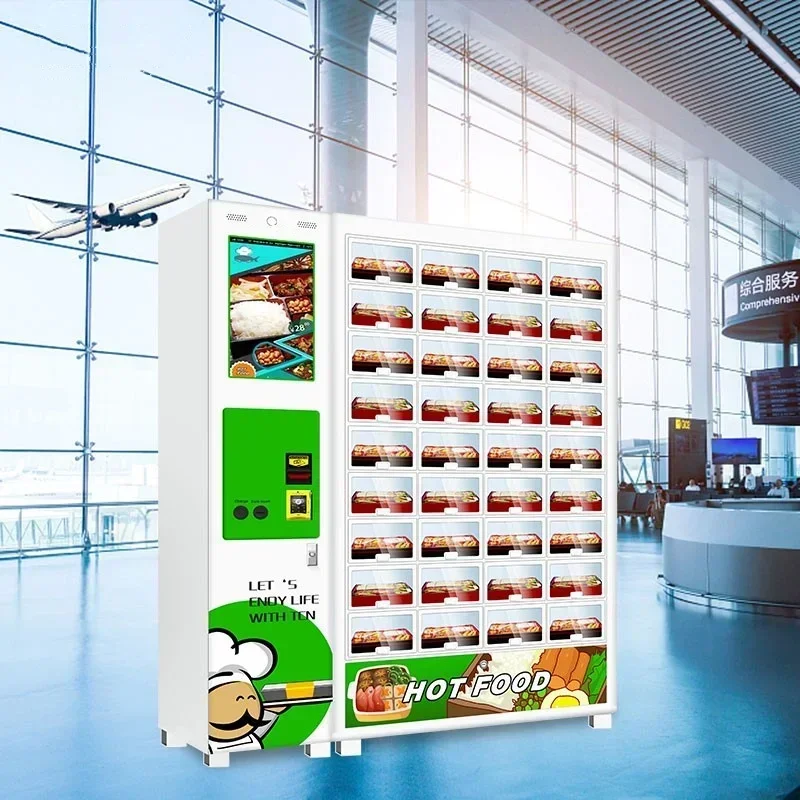 

superior quality Smart Locker Vending Machine Snack Warm Food Lunch Box Used Vendor Machines For Sale