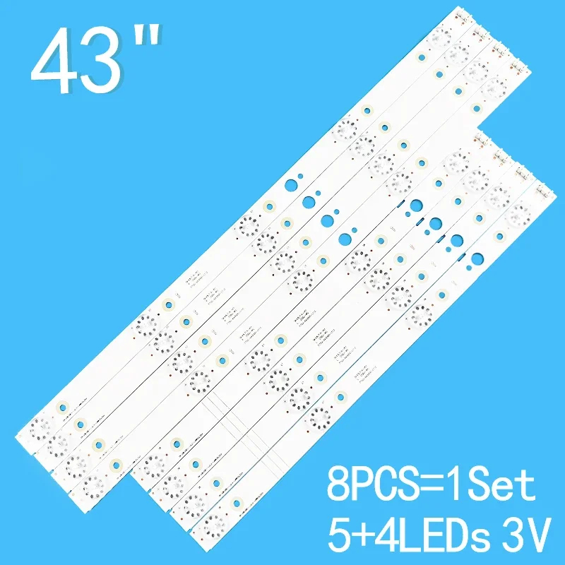 

New 8PCS/lot For 43" TV CRH-A4330300104L6CNRev1.0 CRH-A4330300105R6CNRev1.0 LED 43UG620V 43UJ620V 43UJ6200-UA SK43L71A-V01