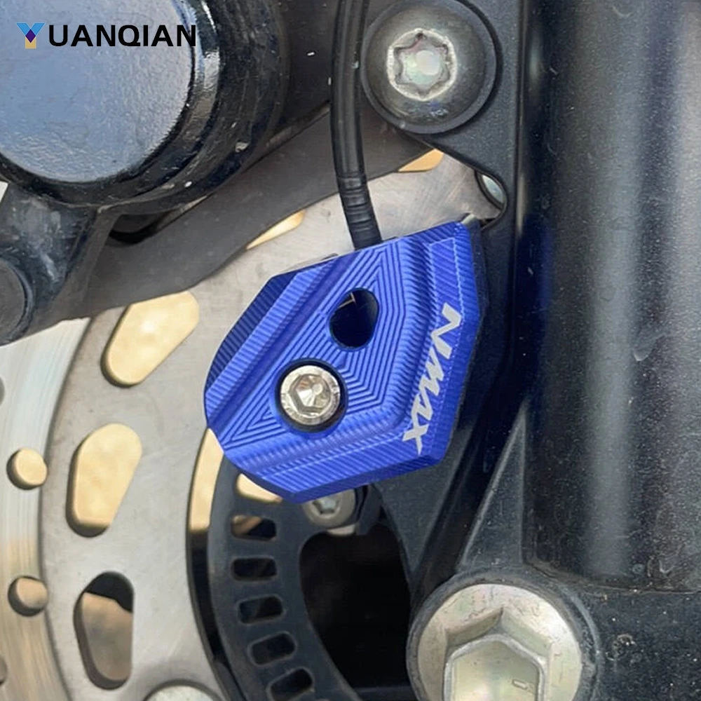 

For YAMAHA N-MAX 125 155 NMAX125 NMAX155 NMAX 125 155 2015 - 2026 Front Wheel ABS Sensor Protection Cover Cap Guard Protector