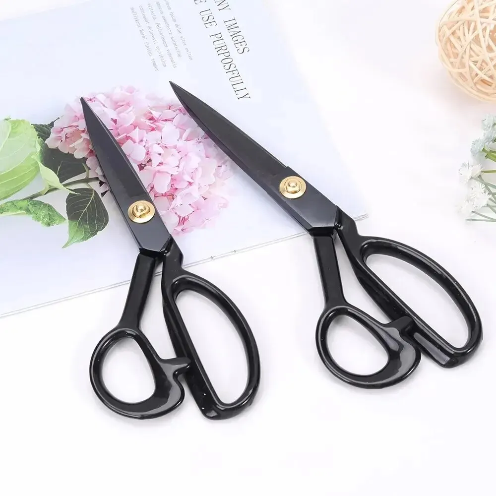 8/9 Inch Professional Tailor Scissors Scissor Vintage Stainless Steel Fabric Leather Cutter Scissors for DIY Sewing Accessory