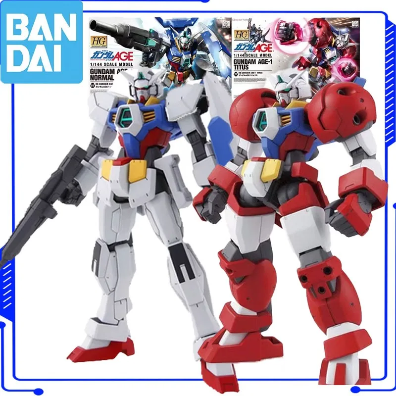 

Bandai Genuine Original HG GUNDAM Action Anime Figure Normal AGE-1 Titus Model Kit for Boys Girls Kids Gift Collectible Model