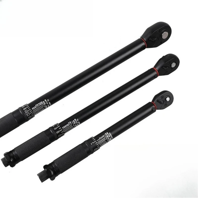 

72T Torque Wrench 1/2'' 3/8'' 1/4'' Square Drive Preset Bicycle Torques Key Two-way Ratchet Car Bike Automotive Hand Tools