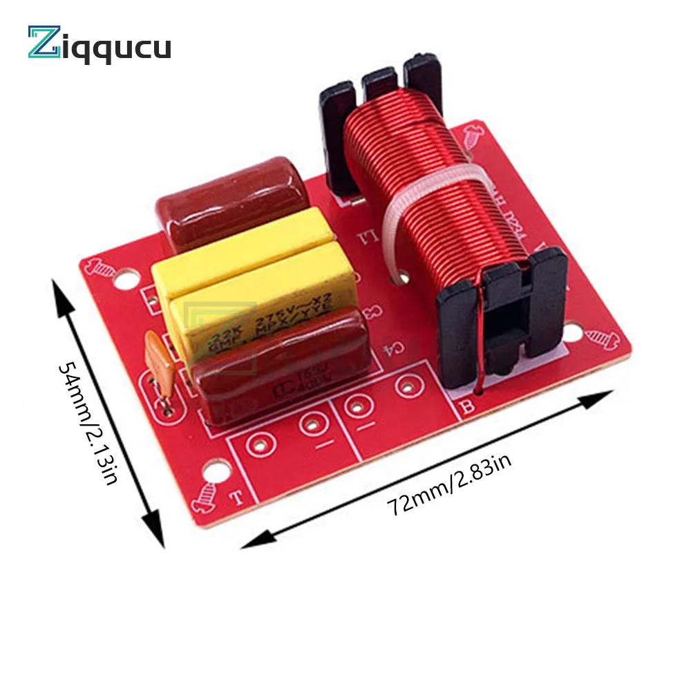Speaker Frequency Divider Board 2 Way Treble Bass Hi-Fi Audio Crossover Filter Frequency Distributor DIY Module