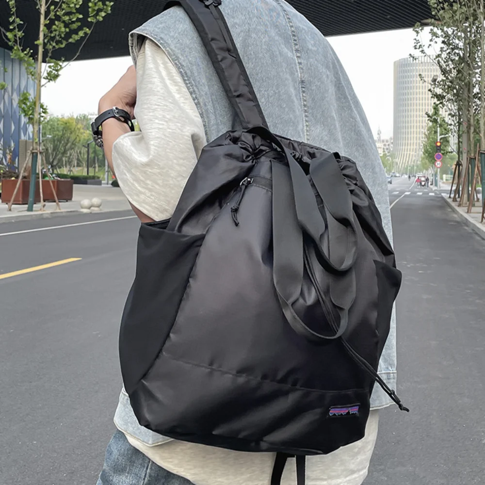 High Quality Contrasting Color Outdoor Travel Backpack Waterproof Lightweight Outdoor Hiking Bag Versatile Oxford New Tote Bag