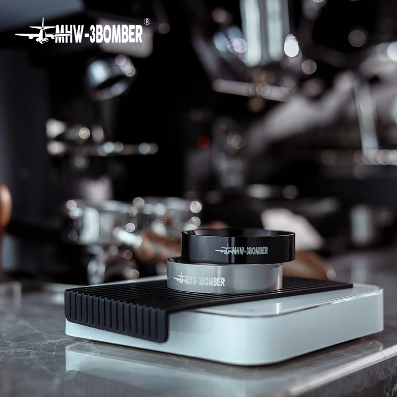 MHW-3BOMBER 58mm Magnetic Coffee Dosing Funnel Compatible with 58MM Portafilter Espresso Dosing Ring Home Barista Accessories