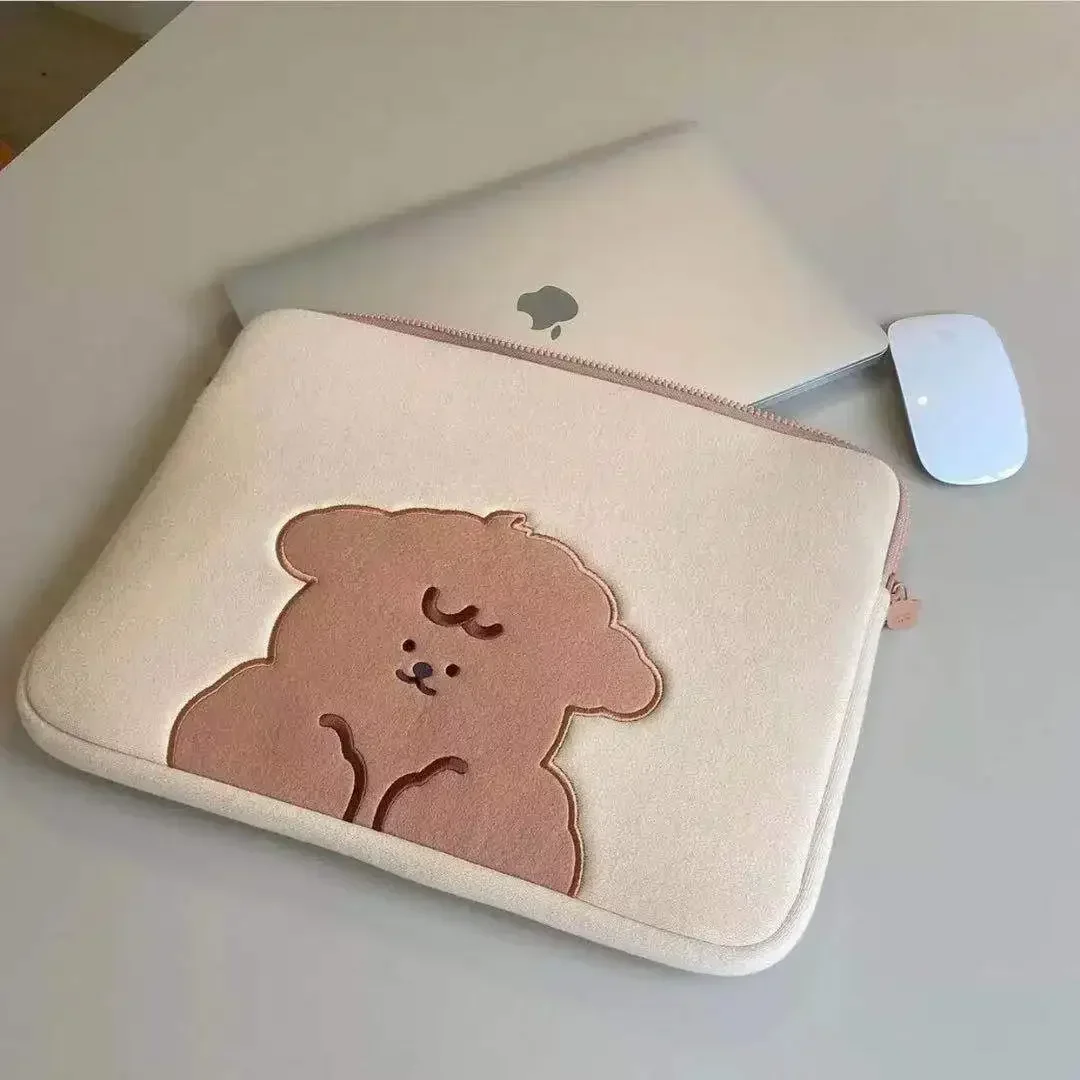 Cute Laptop Sleeves Carring Case 11 12 13 14 15 15.6 Inch Computer Bags for Macbook Ipad 9.7 10.2 10.9 Inch ASUS Laptop Sleeves