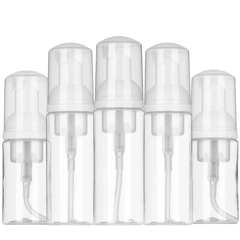 Wholesale 5PCS 30-50-60ml Foam Pump Bottles - Empty Cosmetic Containers for Face Wash, Eyelash Cleanser & Soap Dispenser bottle