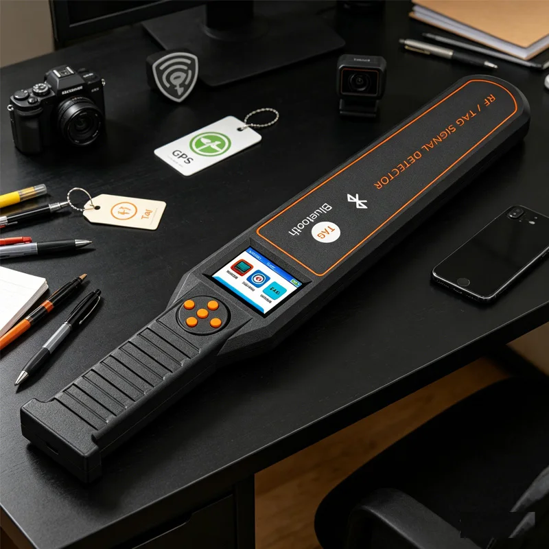 

RF / TAG Signal Detector, 20M TAG Range, Anti Tracking Hidden Camera GPS Tracker Bluetooth TAG Locator Detection Tool