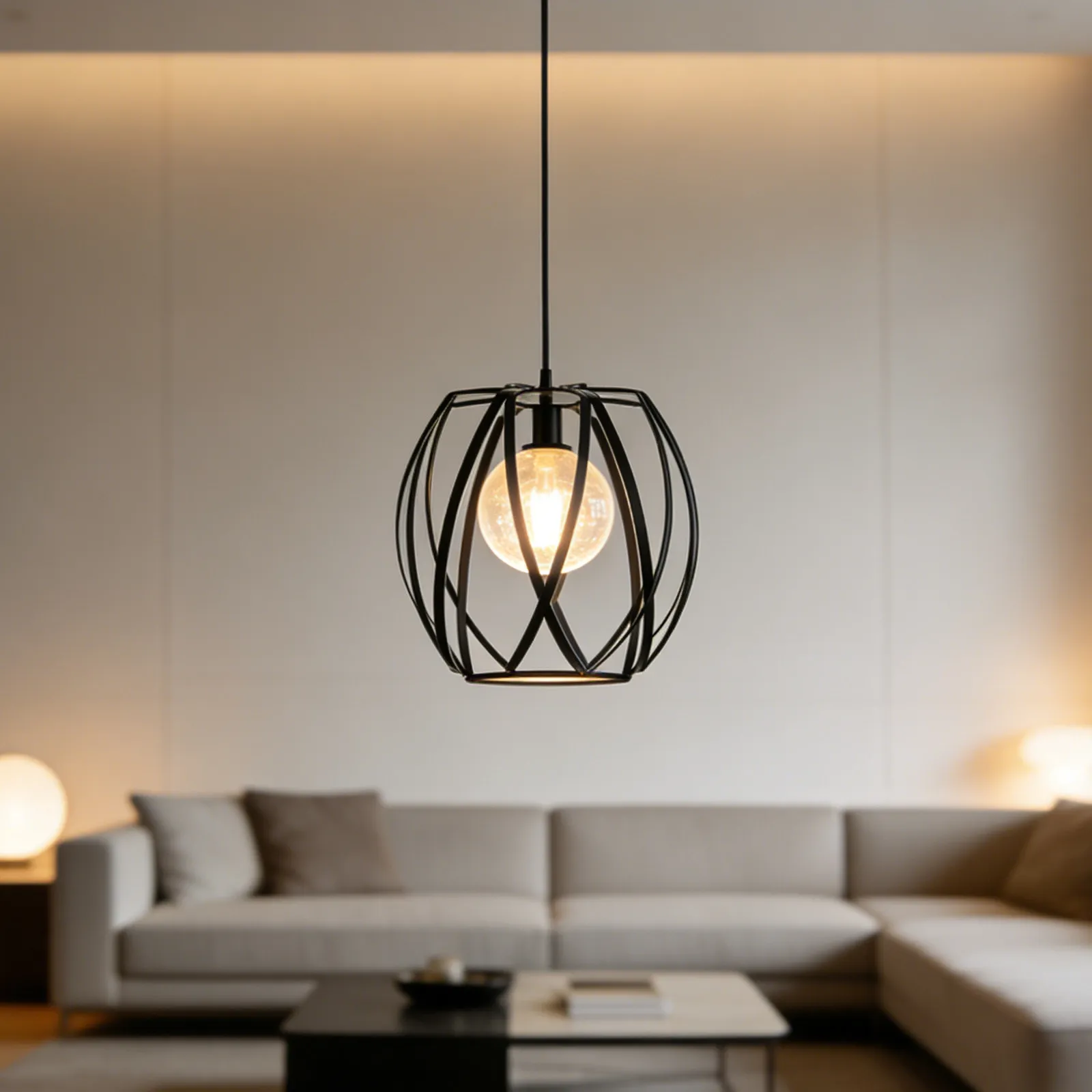 Retro Metal Pendant Lamp Shade Iron Hanging Light Shade Cover for Ceiling Kitchen Restaurant Vintage Decorative Lamp Cage