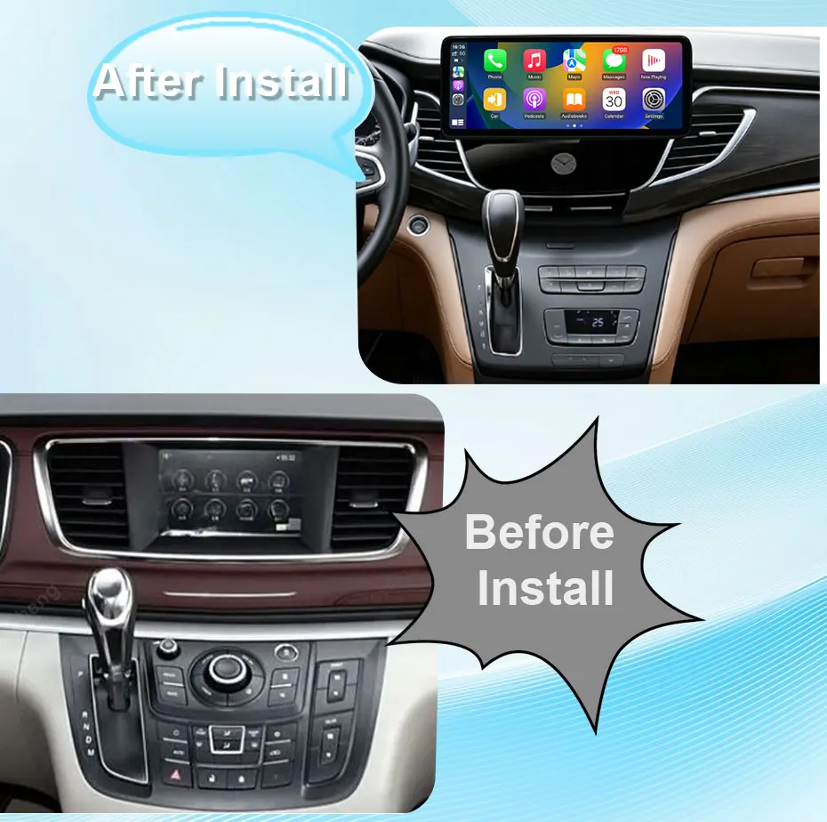 Wireless CarPlay Android 16 12.3