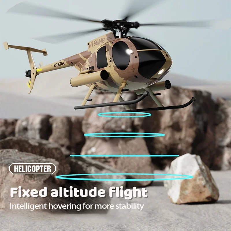 RC ERA New 1:28 C189 Bird RC Helicopter TUSK MD500 Dual Brushless Simulation Model 6-Axis Gyro Simulation Model Birthday Toys