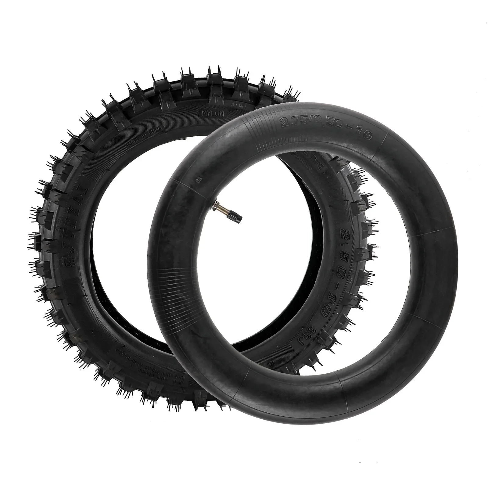 2.50x10 2.50-10 الطرق الوعرة MX الجبهة الخلفية الإطارات الترابية دراجة الطرق غير الممهدة ل SDG باجا كولستر 50cc 70cc الإطارات والأنبوب الداخلي
