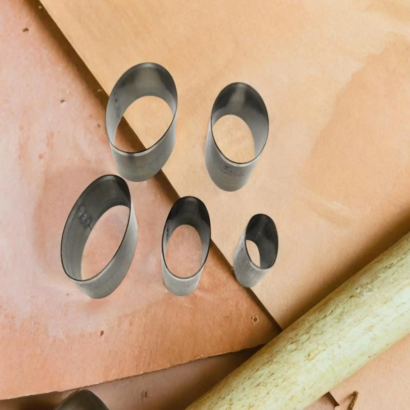 

5x штампы для резки кожи, шаблон для DIY ремесел, ожерелья, ювелирных изделий