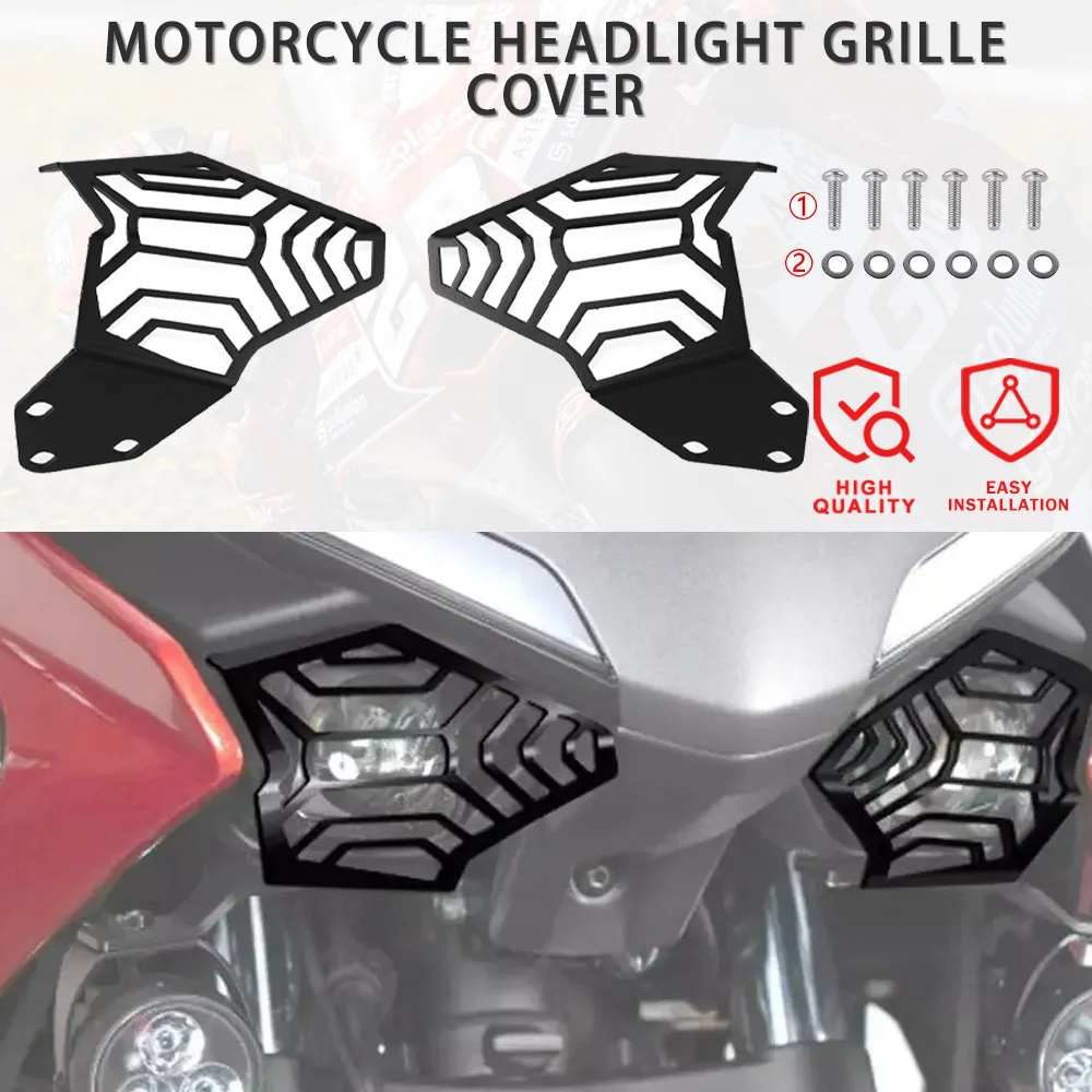 

Motorcycle Headlight Head Light Guard Protector Cover Protection Grille For Yamaha TRACER 700 TARCER 7GT TRACER700 2020-2023