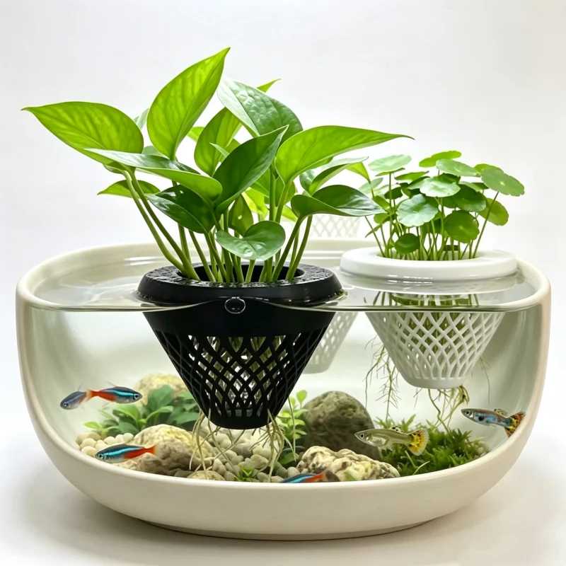1Pc Floating Aquarium Plant Ho - Aquarium Planted Tank Substrate ulasan dan harga