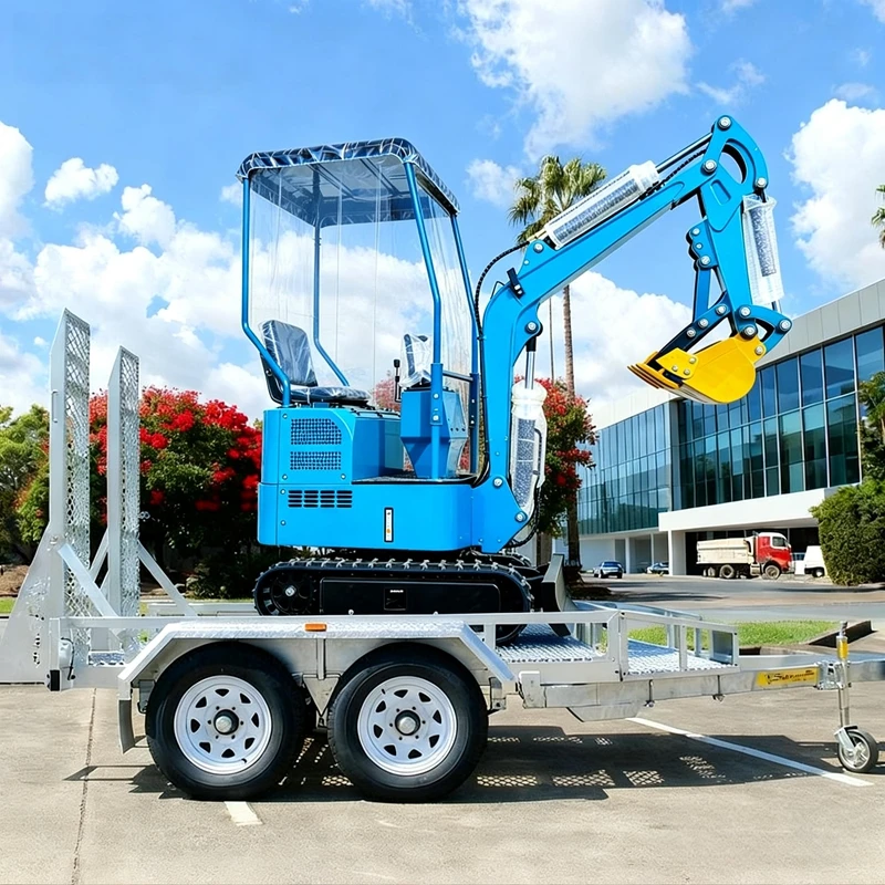

0.8Ton mini excavator kubota engine Epa/Euro 5 Europe Agricultural Construction mini excavators diesel digger tools