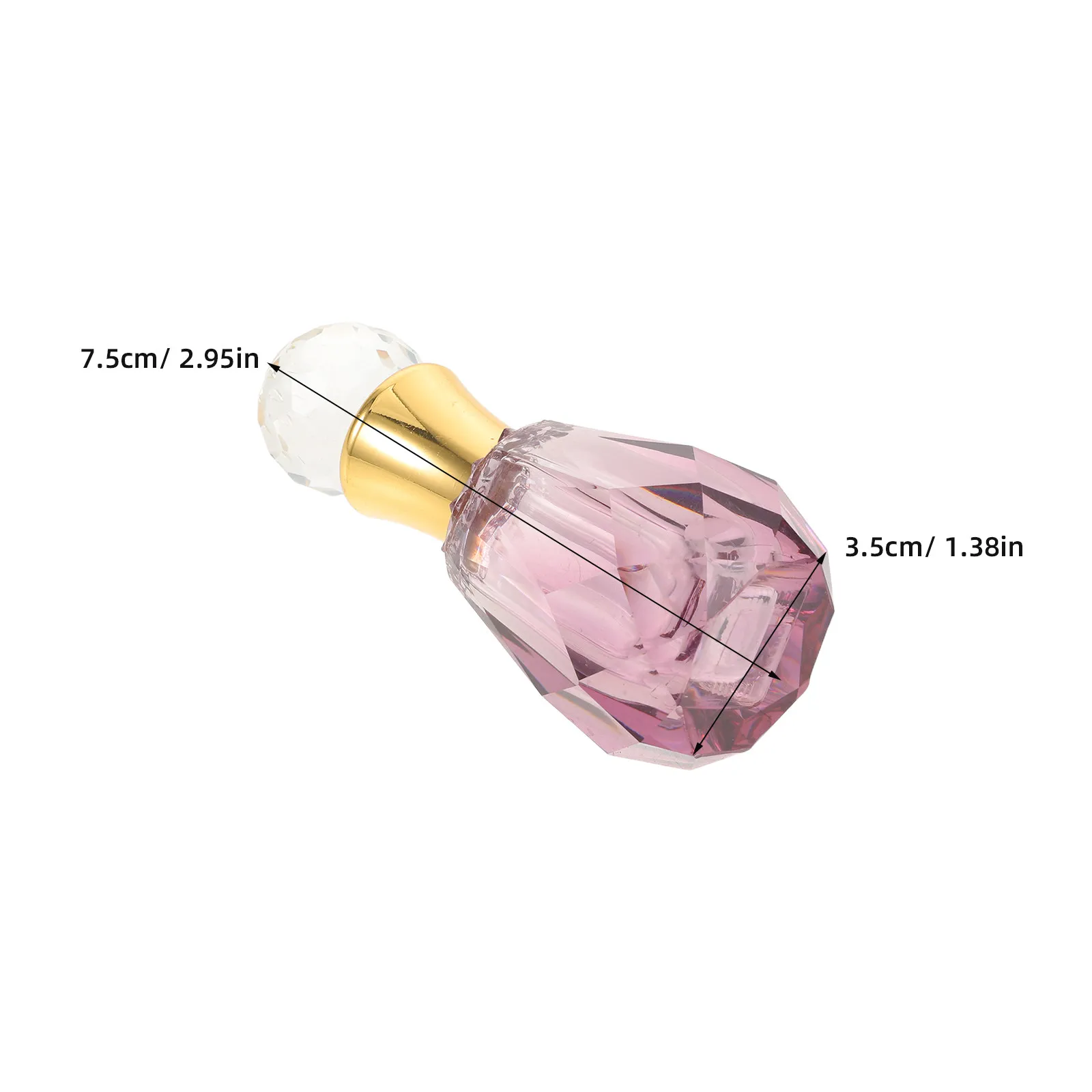 6Ml Refillable Essential Oil Dropper Bottle Crystal Perfume Container Travel Size Leakproof Empty Dropper Bottle for Fragrance view 4