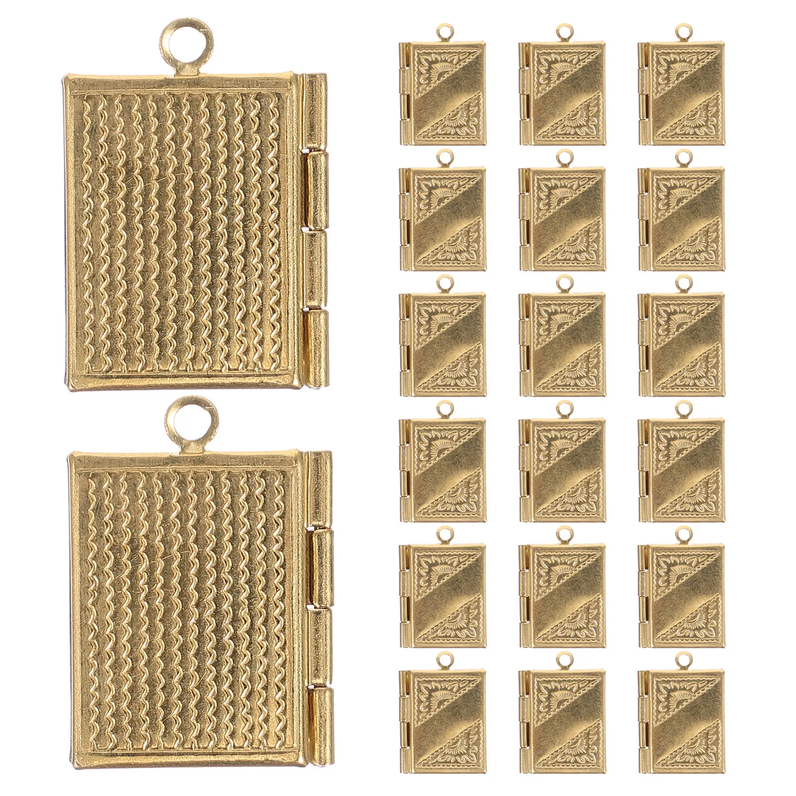 20Pcs Copper Rectangle Book Ph - Jewelry Making Books recension och pris