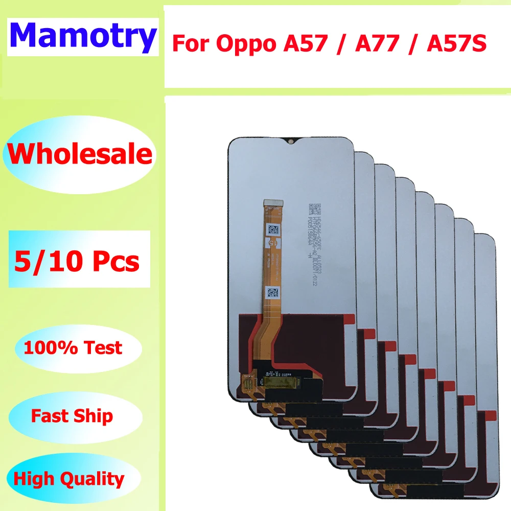 

Wholesale 5/10 pieces/Lot For Oppo A57 Screen Touch Lcd For iPhone Display Assembly For OPPO A77 / A57S
