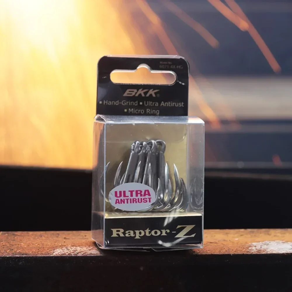 BKK Raptor-Z 6071-4X-HG Treble Fishing Hooks