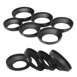 Metal Wide Angle Lens Hood Screw-in Mount 39/40.5/43/46/49/52/55/58/62/72mm for DSLR Camera Lens Hood for Protection