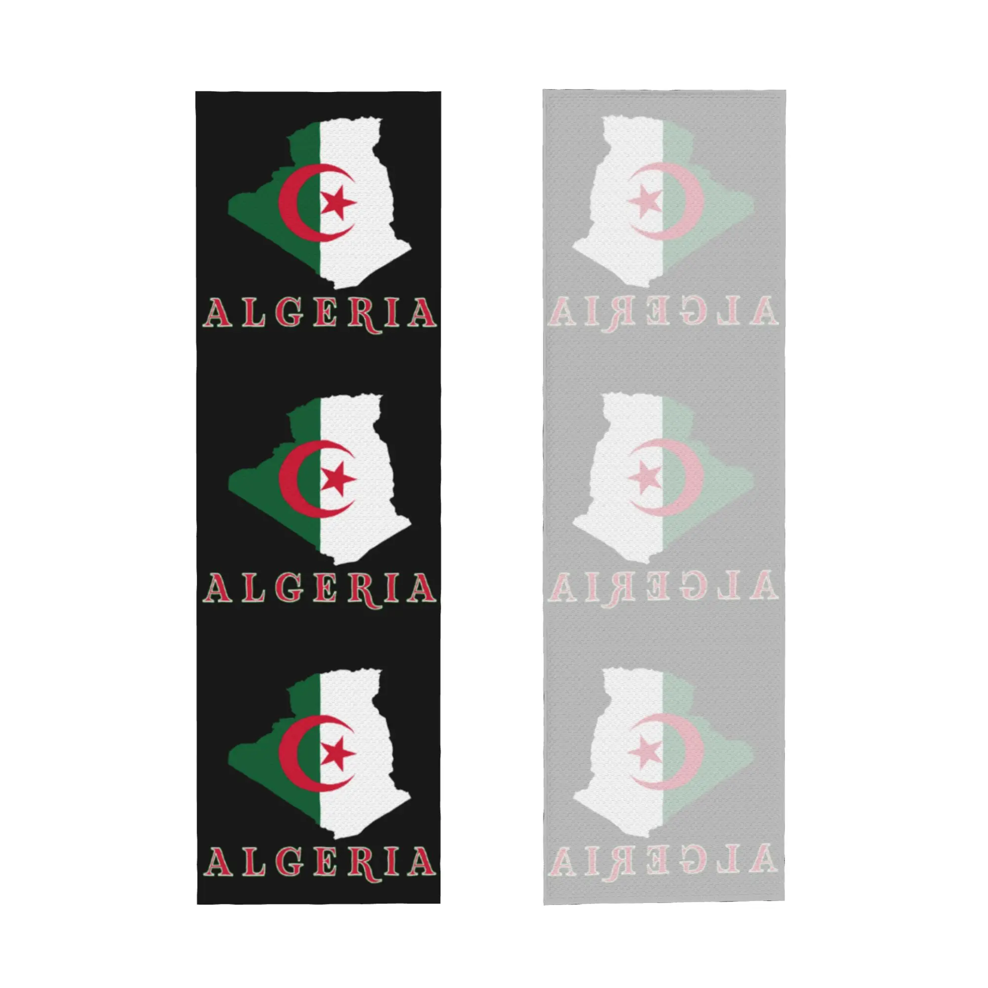 Algerian Flag Of Algeria Cold Exercise Towel Quick Dry Face Towel  Running Towels