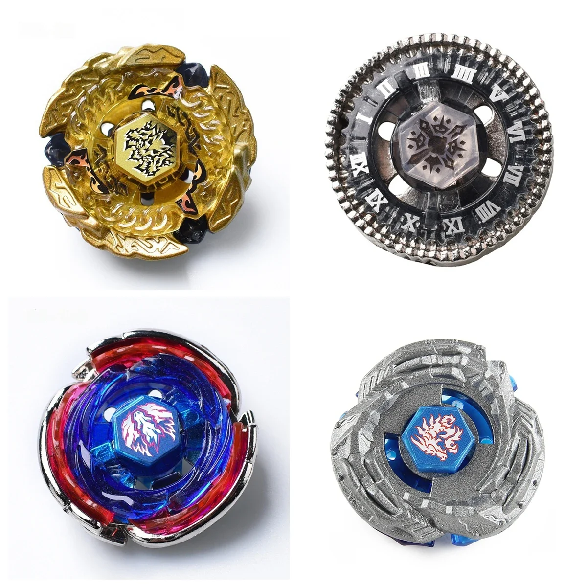 4D Single Metal Fusion Spinning Top, Durable Battle Gyro Toy with Random Parts view 4