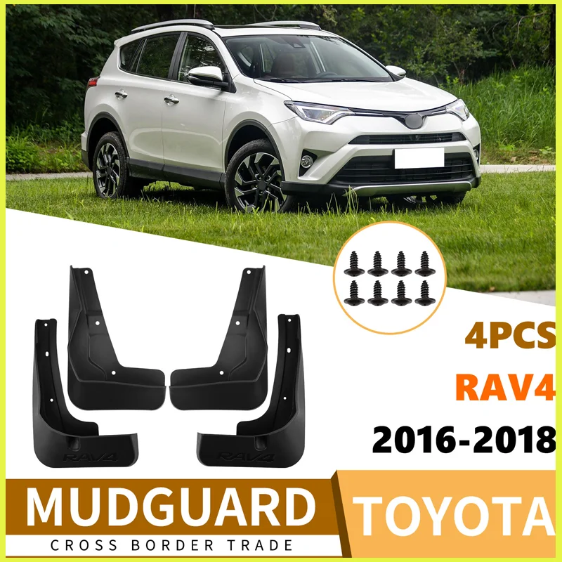 

Подходит для Toyota RAV4 Rongfang 2016-2018, передние и задние брызговики, автозапчасти, аксессуары для автомобиля.