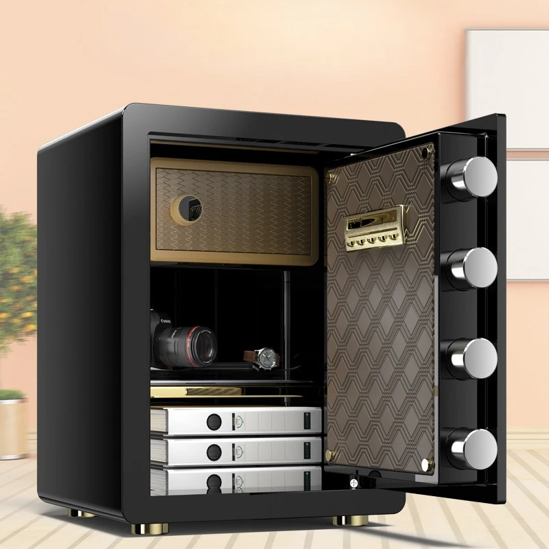 

Safe Household Small Mini Wall All Steel Safe Mechanical Password Lock Anti-theft Office Safe Deposit Box 45cm