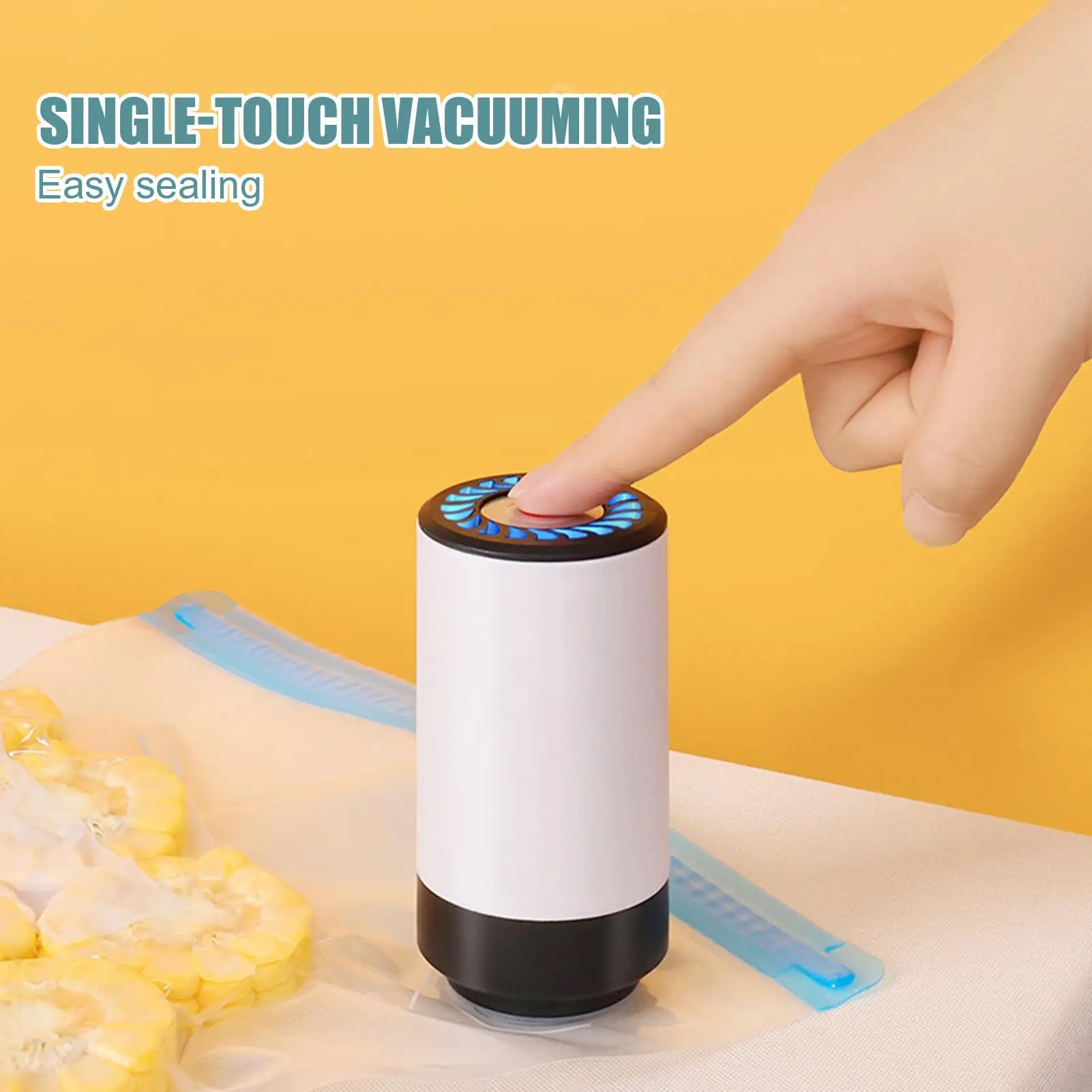USB Rechargeable Electric Air Pump Handheld Vacuum Automatic Compressed Bag Electric Pump Labor-saving Compression Tool