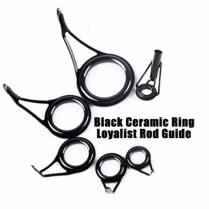 حلقات دليل صنارة الصيد الخزفية ، فولاذ عالي الكربون ، قمة بيضاوية ، طقم إصلاح القطب ، مجموعة استبدال ، ملحقات التروس ، 6-30 مم ، 8 قطع أفضل 10 طقم لإصلاح صنارة الصيد مبيعا - No3