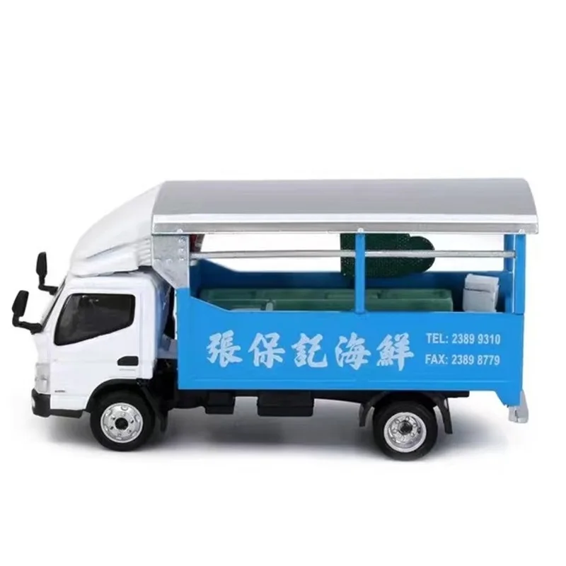 

Tiny 1:76 Fu-so Canter Aqua-tic Products Truck Alloy Simulation Model Car