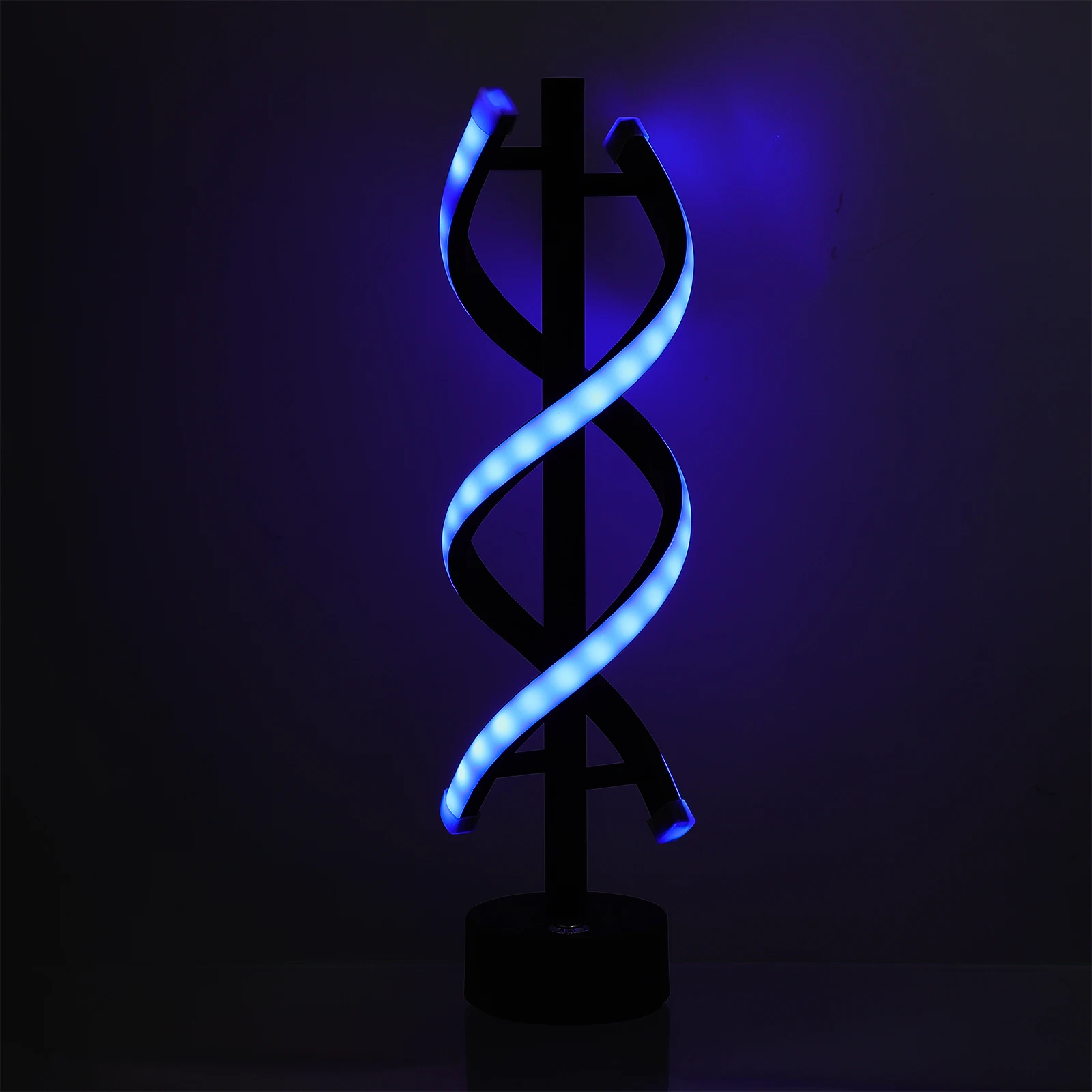 

Lamp Warm Glow Desktop Light for Bedroom Living Room Study Spiral Design Decorative Bar Lighting Solution
