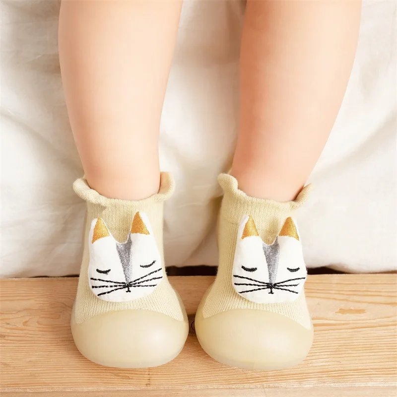 Baby Sokken Schoenen Peuter Wandelschoenen Non Slip 3d Dier Sneakers Voor Jongens Meisjes